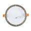 Placa LED circular ultrafina &Oslash;12x2cm 6W plata