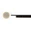 Placa LED circular ultrafina &Oslash;17x2cm 12W negro