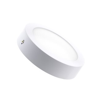 Plaf&oacute;n LED de techo redondo &Oslash;17x4cm 12W blanco