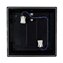 Plaf&oacute;n LED cuadrado IP65 40x40x9cm negro