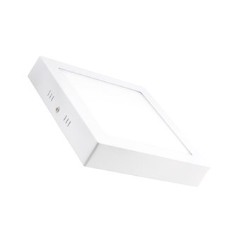 Plaf&oacute;n LED techo cuadrado 22'5x22'5x4cm 18W blanco