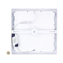 Plafón LED techo cuadrado 30x30x4cm 24W blanco