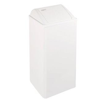 Papelera auto-retorno 80L blanco Mediclinics
