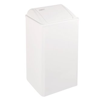 Papelera auto-retorno 65L blanco Mediclinics