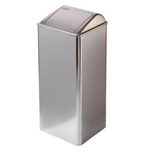 Papelera baño auto-retorno 80L gris Mediclinics
