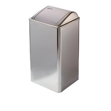 Papelera baño auto-retorno 65L gris Mediclinics