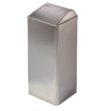 Papelera auto-retorno gris 80L Mediclinics
