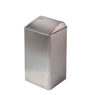 Papelera auto-retorno gris 65L Mediclinics