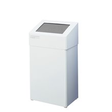 Papelera baño auto-retorno 50L blanco Mediclinics