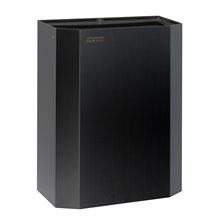 Papelera baño abierta 25L negro Mediclinics