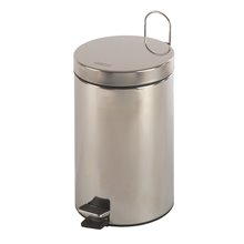 Papelera circular pedal 20L satinado Mediclinics
