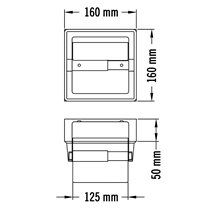 Portarrollos tapa satinado Medisteel Mediclinics