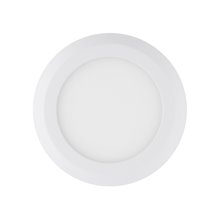 Plafón LED de techo redondo Ø12'5x4cm 6W blanco
