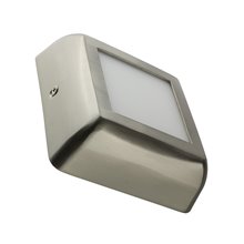 Plafón LED techo cuadrado 12x12x4cm 6W plateado