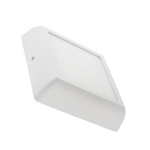 Plafón LED techo cuadrado 17x17x4'4cm 12W blanco