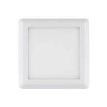 Plafón LED techo cuadrado 17x17x4'4cm 12W blanco