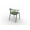Pack de 2 sillas con brazos gris verdoso Woody Resol