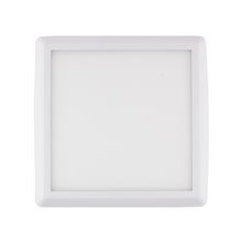 Plafón LED techo cuadrado 22x22x4cm 18W blanco