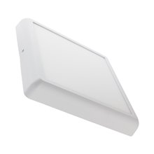 Plafón LED techo cuadrado 30x30x4'4cm 24W blanco