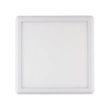 Plafón LED techo cuadrado 30x30x4'4cm 24W blanco