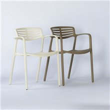 Conjunto de 2 sillas marfil Toledo Aire Resol