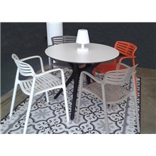 Set de 2 sillas blancas Toledo Aire Resol