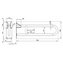 Barra abatible 73,8cm satinado Medinox Mediclinics