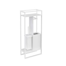 Mueble con papelera blanco the grid COSMIC