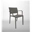 Pack de 2 sillas con brazos gris New Fiona Resol