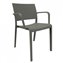 Pack de 2 sillas con brazos gris New Fiona Resol