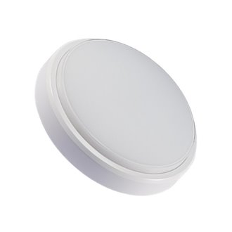 Plaf&oacute;n LED Hublot circular IP54 &Oslash;21x6cm blanco