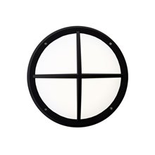 Plafón LED Hublot circular IP54 Ø21x6cm blanco