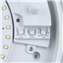 Plaf&oacute;n LED detector presencia IP44 &Oslash;30x11cm blanco