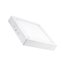Plaf&oacute;n LED detector presencia 22'5x22'5x4cm blanco