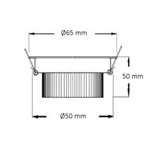 Foco LED circular direccionable Ø6'5x5cm 3W plata