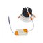 Foco LED circular direccionable &Oslash;8'3x6cm 7W blanco