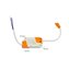 Foco LED circular direccionable &Oslash;8'3x6cm 7W blanco
