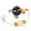 Foco LED circular direccionable &Oslash;8'5x5'5cm 7W plata