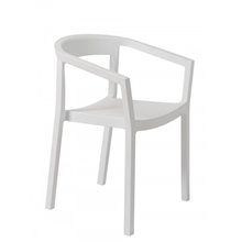 Silla con brazos blancas PEACH de Resol