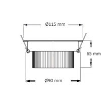 Foco LED circular direccionable Ø11'5x6'5cm 12W plata