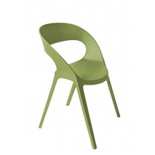 Silla verde CARLA de Resol