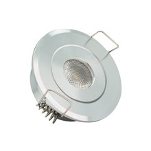 Foco LED circular direccionable Ø5'3x2'5cm 1W plata