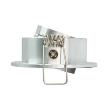 Foco LED circular direccionable Ø5'3x2'5cm 1W plata