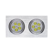 Foco LED direccionable 23x12x7cm 10W plata