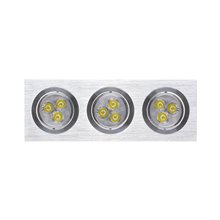 Foco LED direccionable 25x9'2x4'5cm 9W plata
