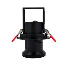 Foco LED direccionable IP44 Ø14'5x15'4cm 25W negro