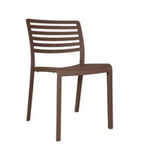 Set de 2 sillas chocolate Lama Resol