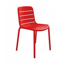 Pack de 2 sillas rojas apilables Gina Resol