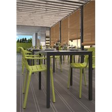 Pack de 2 sillas con brazos verde Gina Resol