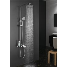 Conjunto de ducha monomando Dual Round Llavisan